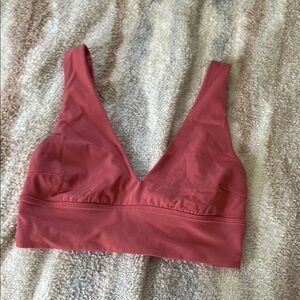 Women's Pink workout bra lulu lemon